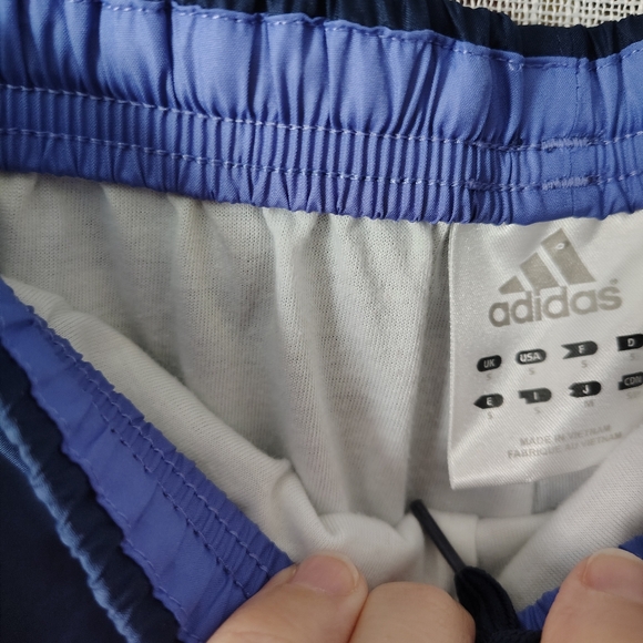🏃‍♀️Vintage  03' Adidas Navy/Purple Lined Track Pants Women Small - Picture 7 of 11